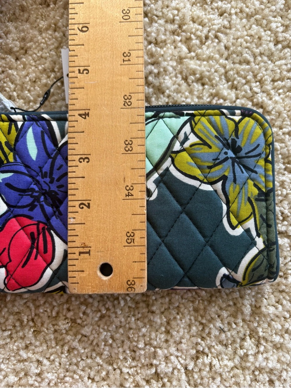 Vera Bradley RFID Georgia Wallet Falling Flowers Floral Zip Around‎ - Picture 7 of 7
